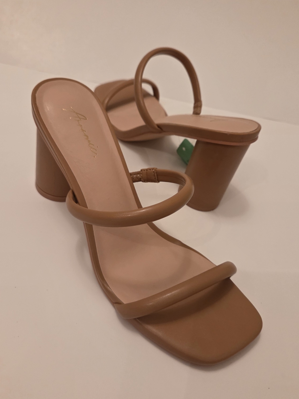 Women’s Tan Strappy Block Heel Sandals